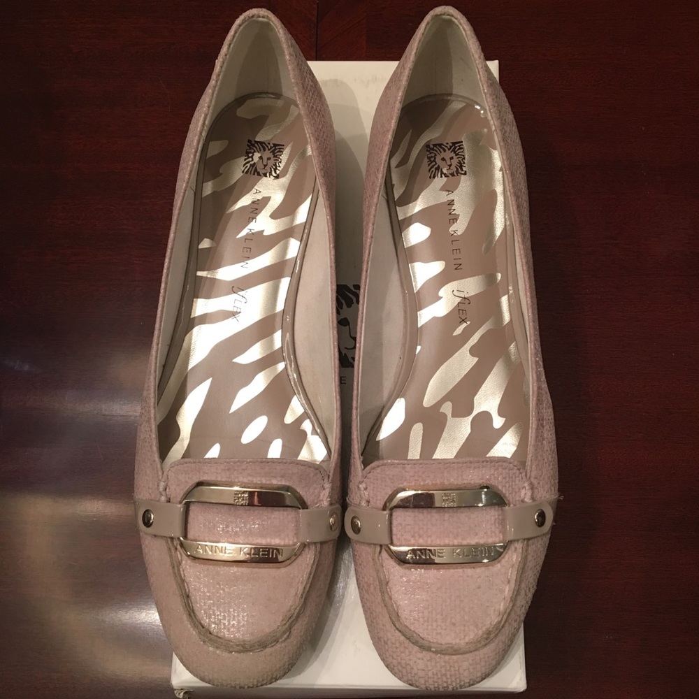 Anne Klein Buckle Loafers